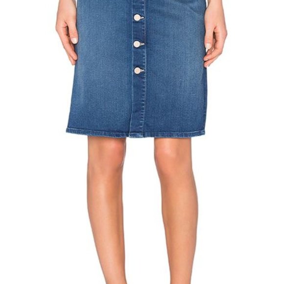 MOTHER Dresses & Skirts - NWT MOTHER high waisted button skirt 28